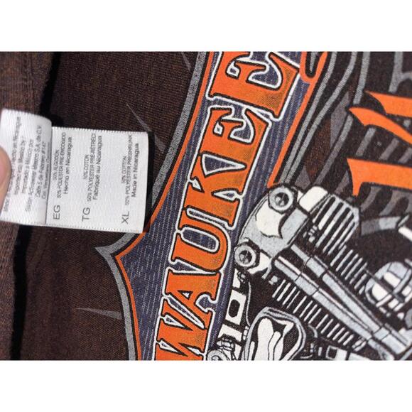 Milwaukee Rally Motorcycle 111 Years 2014 Graphic Men’s Extra Large T-Shirt XL - Picture 3 of 6